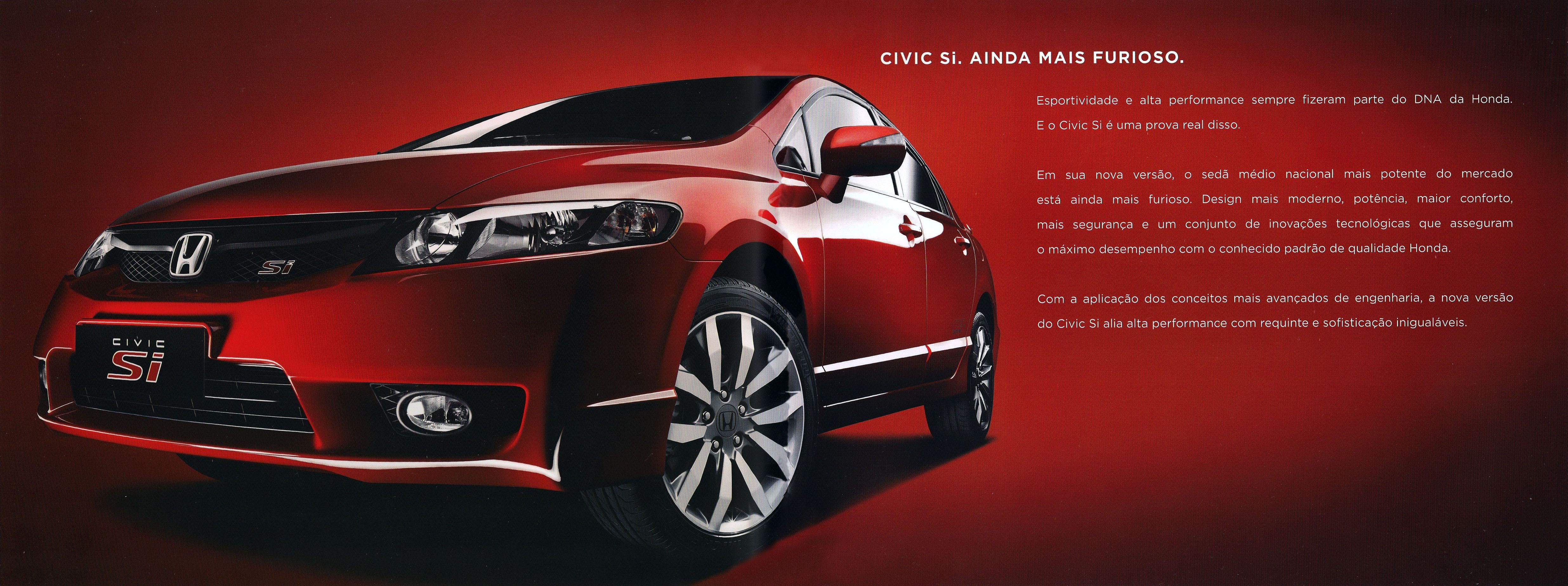 2009 Honda civic si brochure